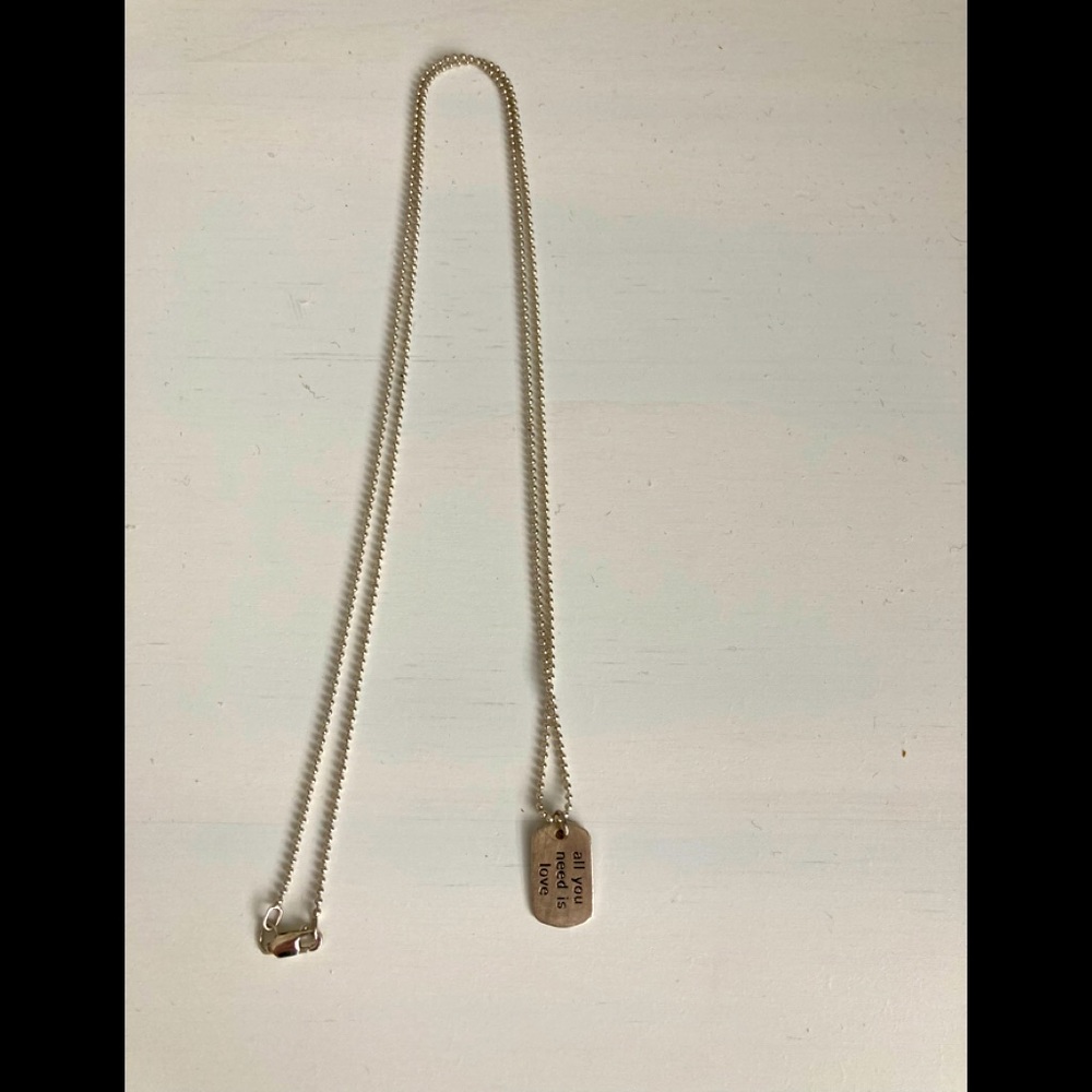 Sterling silver necklace